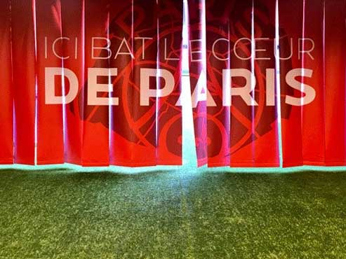 Visite du Parc des Princes avec un joueur du PSG