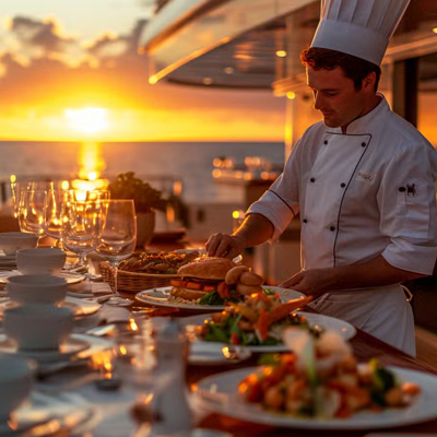 croisiere gastronomique en yacht avec chef privé à Marbella