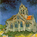 eglise_Notre_Dame_de_l'Assomption Auvers sur oise_vincent_van_gogh_tableau