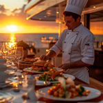 Gourmet yacht cruise with private chef in Marbella