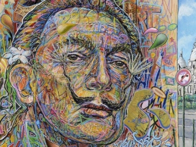 Immortalize street art in Montmartre